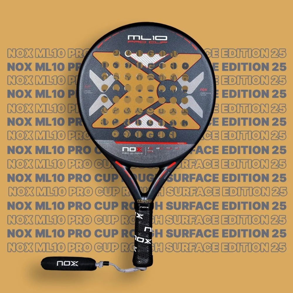 NOX ML10 PRO CUP ROUGH SURFACE EDITION 2025 Rakets Padel s