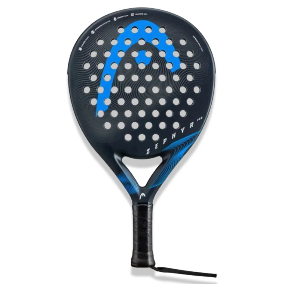 Head Zephyr Pro Blue Black Padel Racket For Intermediate Players 