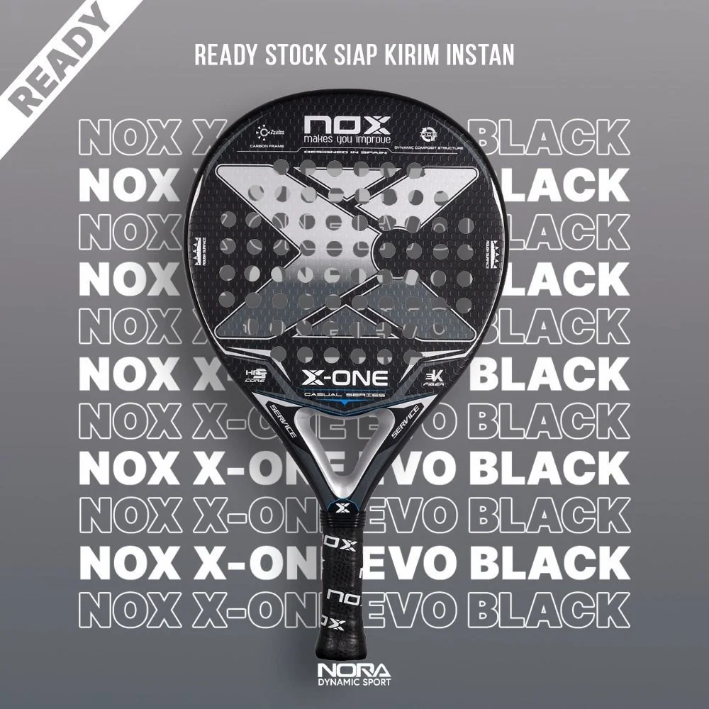 Nox X - ONE EVO Casual Series Black 2023 Rackets Padel